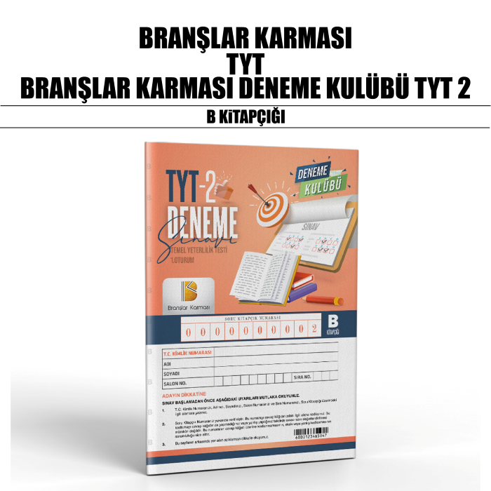 BRANŞLAR TYT DENEME KULÜBÜ SNV 2-B - 2025-26